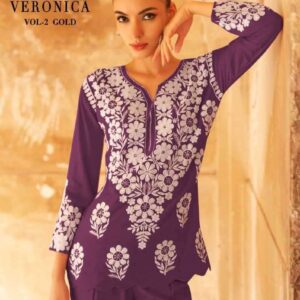 vamika veronica vol 2 gold series 111 heavy rayon kurti with pant