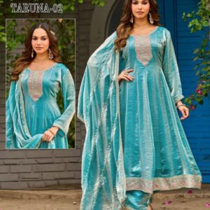 aanchi gurmaya truna series 01-02 vichitra silk readymade suit