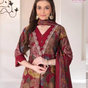 avichal creation 1092 Vertican Print readymade anarkali suit