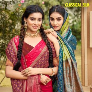 Bunawat Classical Silk series 1001-1006 SOFT SILK wholesale saree