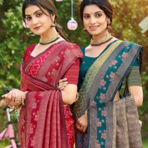 Bunawat KRITIKA SILK series 1001-1006 soft silk wholesale saree