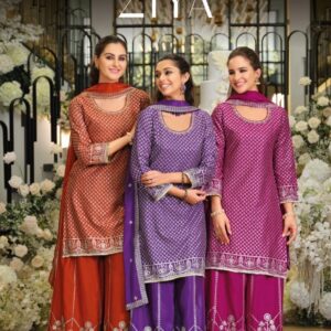 eba lifestyle ziya series 2310-2312 chinon readymade suit