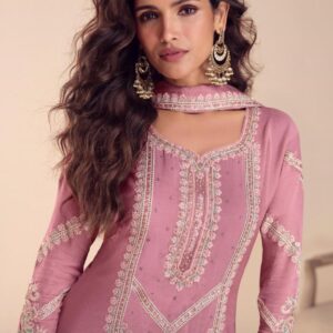 gulkayra designer saachi series 7676 chinon readymade suit