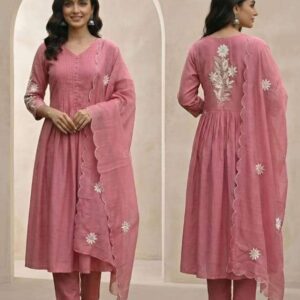 kaya 6106 pretty look mul chanderi anarkali readymade suit