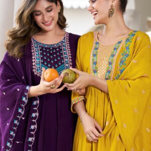 mahendra fashion raazi vol 1 series 1111-1118 mul chanderi readymade suit