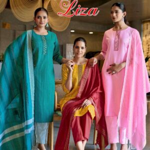 mystic9 liza vol 4 series 4001-4008 handloom cotton readymade suit