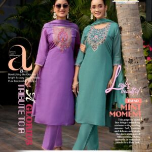 passion tree gulmohar vol 1 series 1001-1008 mul chanderi readymade suit