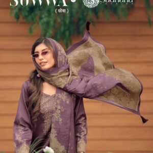 sadhana fashion sowwa series 11131-11136 jam cotton wholesale suit