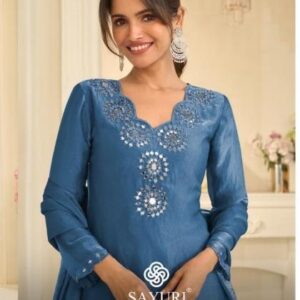 sayuri designer mirror collection 10303 tora silk wholesale readymade suit