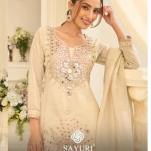 sayuri designer mirror collection 10312 simar silk readymade sharara suit