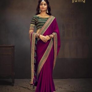 suma designer miransh series 2001-2008 vichitra blooming wholesale saree