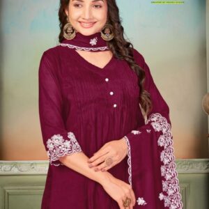 veksha krishna trend rumaiza series 9111-9118 mul chanderi readymade suit