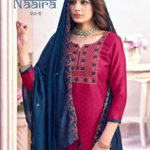 vishnu naaira vol 6 series 70001-70012 vichitra blooming wholesale suit