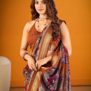 ynf7300 viranshi vol 1 polyester viscose chanderi saree online