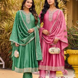 Aanchi naina vichitra silk anarkali readymade suit