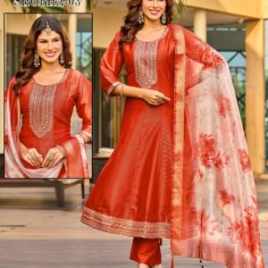 aanchi shobha 01-03 tissue shimmer wholesale readymade suit