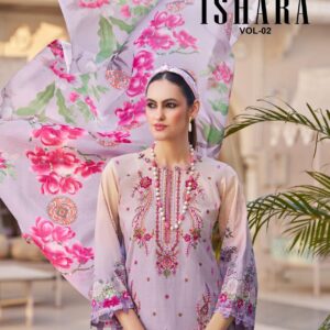 belliza designer ishara vol 2 series 958001 to 958006 cotton full stitch plus size pakistani suit in wholesale surat