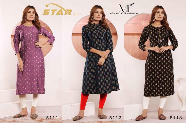 moksh star vol 1 series 5111 5113 viscose maslin wholesale kurti in surat 2 2024 12 01 23 54 17 moksh star vol 1 series 5111-5113 Viscose Maslin Wholesale kurti in Surat Rehmat Boutique moksh star vol 1 series 5111-5113 Viscose Maslin Wholesale kurti in Surat - Image 3
