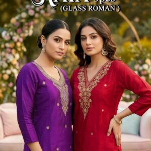 pr kaya glass series 1001 to 1008 roman readymade classic suit in wholesale surat