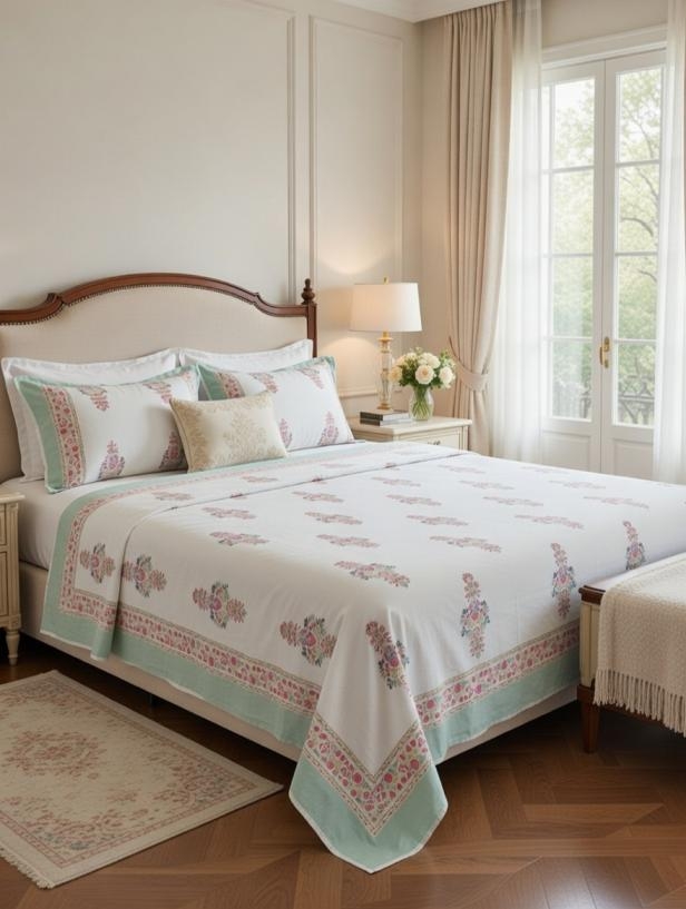 pr percale cotton readymade stylish colours bedsheet in wholesale surat 2 2026 03 07 20 32 03 pr percale cotton readymade stylish colours bedsheet in wholesale surat Rehmat Boutique pr percale cotton readymade stylish colours bedsheet in wholesale surat - Image 3