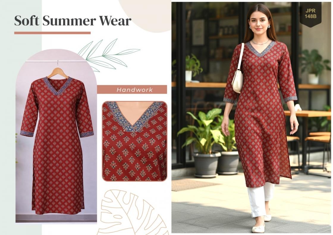rajnandini aarohi series 145 to 148 cotton jaipuri printed readymade long kurti in wholesale surat 4 2026 03 07 21 06 20 rajnandini aarohi series 145 to 148 cotton jaipuri printed readymade long kurti in wholesale surat Rehmat Boutique rajnandini aarohi series 145 to 148 cotton jaipuri printed readymade long kurti in wholesale surat - Image 5