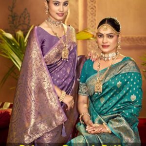 Saroj Silver sand silk vol.1 series 1001 to 1004 50*600 Silk Saree in wholesale surat