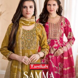 taniksh samma vol 3 series 3001 to 3008 vertican full stitch suit in wholesale surat