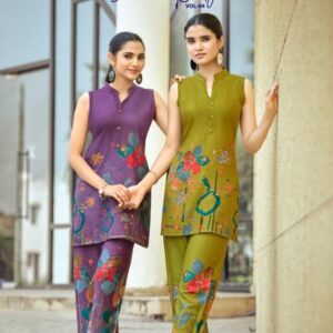 tips & tops summer beauty vol 4 series 1001 to 1006 rayon fully stitch co-ord sets in wholesale surat